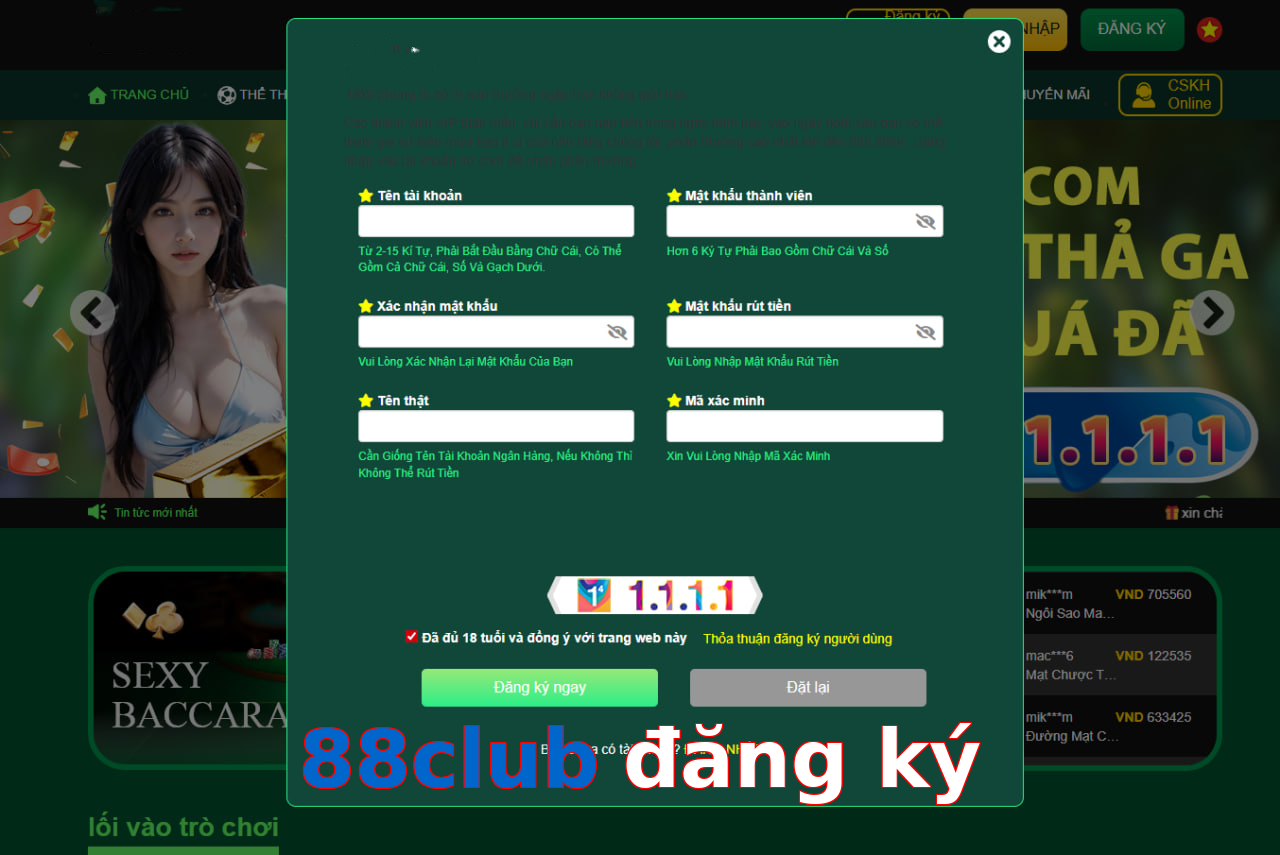88club đăng ký